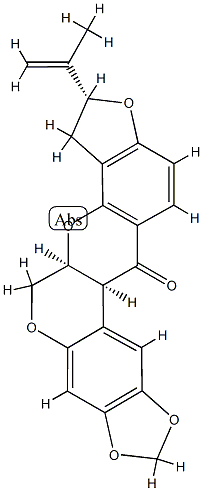 (2R)-2,3,4aβ,11bβ-Tetrahydro-2-(1-methylethenyl)[1,3]dioxolo[6,7][1]benzopyrano[3,4-b]furo[2,3-h][1]benzopyran-12(5H)-one