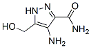 1H-Pyrazole-3-carboxamide,  4-amino-5-(hydroxymethyl)-  (9CI)