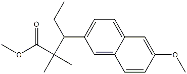 β-Ethyl-6-methoxy-α,α-dimethyl-2-naphthalenepropionic acid methyl ester