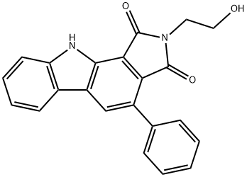 2-(2-Hydroxyethyl)-4-phenylpyrrolo[3,4-a]carbazole-1,3(2H,10H)-dione