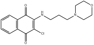 2-Chloro-3-[(3-morpholinopropyl)amino]-1,4-naphthoquinone
