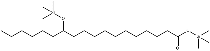 12-(Trimethylsilyloxy)octadecanoic acid trimethylsilyl ester