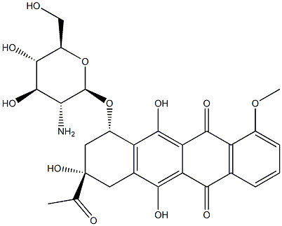 (1S-3S)-beta-D-3-Acetyl-1,2,3,4,6,11-hexahydro-3,5,12-trihydroxy-10-me thoxy-6,11-dioxo-1-naphthacenyl 2-amino-2-deoxyglucopyranoside