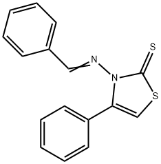 3-Benzylideneamino-4-phenylthiazoline-2-thione