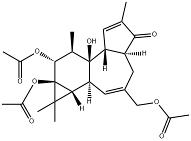 (1aR)-3-(Acetyloxymethyl)-9β,9aα-bis(acetyloxy)-1,1aα,1bβ,4,4aβ,7aα,7b,8,9,9a-decahydro-7bα-hydroxy-1,1,6,8α-tetramethyl-5H-cyclopropa[3,4]benz[1,2-e]azulen-5-one