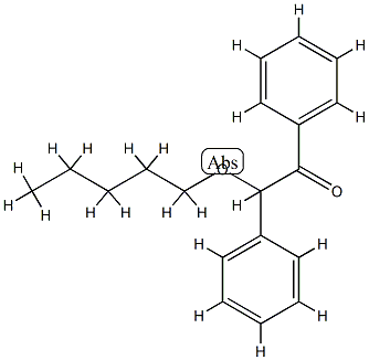 α-Phenyl-α-pentyloxyacetophenone