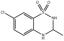 7-氯-3-甲基-3,4-二氢-2H-1,2,4-苯并噻二嗪 1,1-二氧化物