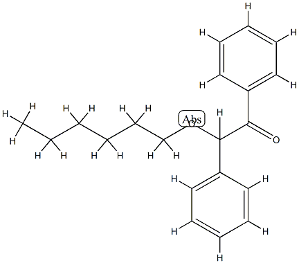α-Phenyl-α-hexyloxyacetophenone