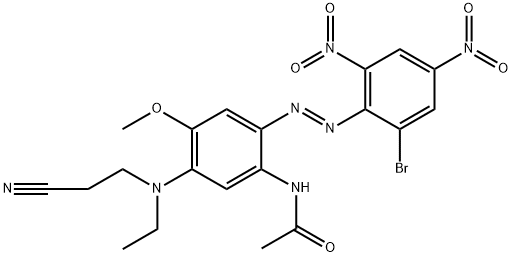 N-[2-[(2-溴-4,6-二硝基苯基)偶氮]-5-[(2-氰乙基)乙氨基]-4-甲氧苯基]乙酰胺
