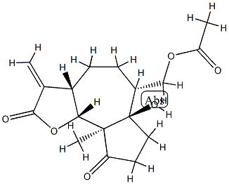 (3aS,9bβ)-Dodecahydro-6α-acetoxymethyl-6aβ-hydroxy-9aα-methyl-3-methyleneazuleno[4,5-b]furan-2,9-dione