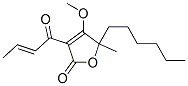 3-[(E)-Crotonoyl]-5-hexyl-4-methoxy-5-methyl-2(5H)-furanone