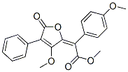 [(2E)-3-Methoxy-4-phenyl-5-oxo-2,5-dihydrofuran-2-ylidene](4-methoxyphenyl)acetic acid methyl ester