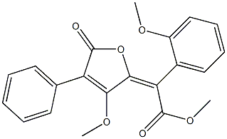 2-Methoxy-α-[(2E)-3-methoxy-5-oxo-4-phenylfuran-2(5H)-ylidene]benzeneacetic acid methyl ester