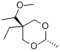 5β-Ethyl-5α-(1-methoxyethyl)-2β-methyl-1,3-dioxane