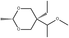 5α-Ethyl-5β-(1-methoxyethyl)-2β-methyl-1,3-dioxane