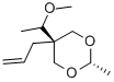 5β-Allyl-5α-(1-methoxyethyl)-2β-methyl-1,3-dioxane