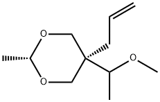 5α-Allyl-5β-(1-methoxyethyl)-2β-methyl-1,3-dioxane