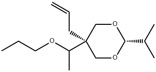 5α-Allyl-2β-isopropyl-5β-(1-propoxyethyl)-1,3-dioxane