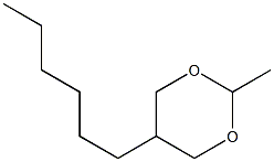 5β-Hexyl-2α-methyl-1,3-dioxane