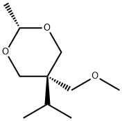 5α-Isopropyl-5β-(methoxymethyl)-2β-methyl-1,3-dioxane