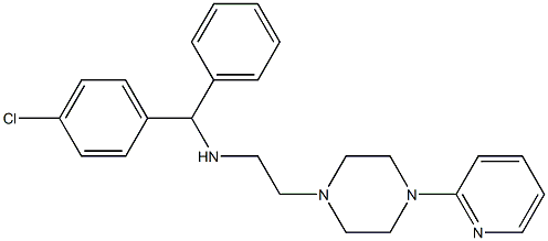 1-[2-[(p-Chloro-α-phenylbenzyl)amino]ethyl]-4-(2-pyridyl)piperazine