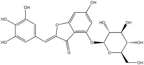 2-[(Z)-(3,4,5-Trihydroxyphenyl)methylene]-4-(β-D-glucopyranosyloxy)-6-hydroxybenzofuran-3(2H)-one