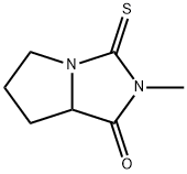 1H-Pyrrolo[1,2-c]imidazol-1-one,hexahydro-2-methyl-3-thioxo-(9CI)