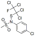 N-(4-Chlorophenyl)-N-[(1,1,2,2-tetrachloro-2-fluoroethyl)thio]methanesulfonamide