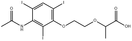 2-[2-(3-acetamido-2,4,6-triiodo-phenoxy)ethoxy]propanoic acid