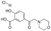 Salicylic acid, 5-(morpholinoacetyl)-, hydrochloride