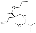5β-Allyl-2β-isopropyl-5α-(1-propoxyethyl)-1,3-dioxane