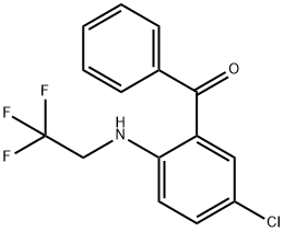 5-chloro-2-[(2,2,2-trifluoroethyl)amino]benzophenone