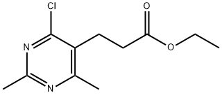 5-PyriMidinepropanoic acid, 4-chloro-2,6-diMethyl-, ethyl ester