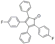 2,4-Bis(4-fluorophenyl)-3,5-diphenyl-2,4-cyclopentadien-1-one