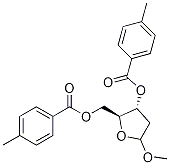 (2S,3R)-5-Methoxy-2-(((4-methylbenzoyl)oxy)methyl)-tetrahydrofuran-3-yl 4-methylbenzoate