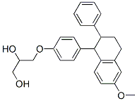 3-[4-(1,2,3,4-Tetrahydro-6-methoxy-2-phenylnaphthalen-1-yl)phenoxy]-1,2-propanediol