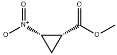 Cyclopropanecarboxylic acid, 2-nitro-, methyl ester, cis- (8CI)
