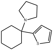 1-(1-(2-thienyl)cyclohexyl)pyrrolidine