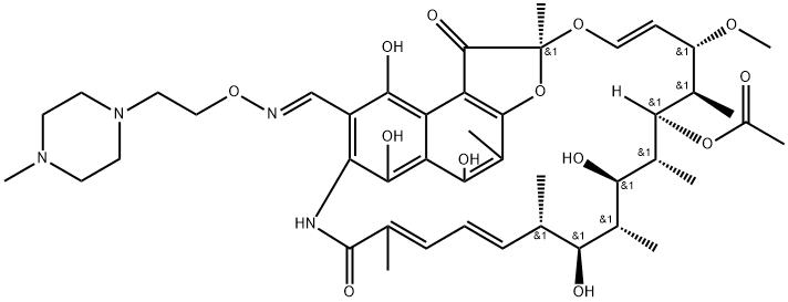 3-[[[2-(4-Methyl-1-piperazinyl)ethoxy]imino]methyl]rifamycin