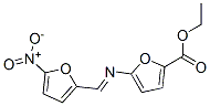 Ethyl 5-(((5-nitro-2-furanyl)methylene)amino)-2-furancarboxylate