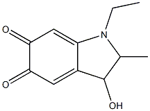 5,6-Indolinedione,1-ethyl-3-hydroxy-2-methyl-(7CI,8CI)