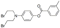 [4-(bis(2-bromoethyl)amino)phenyl] 3-methylbenzoate