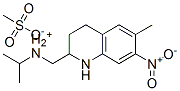 (isopropyl)[(1,2,3,4-tetrahydro-6-methyl-7-nitro-2-quinolyl)methyl]ammonium methanesulphonate