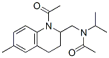 N-[(1-acetyl-1,2,3,4-tetrahydro-6-methyl-2-quinolyl)methyl]-N-isopropylacetamide