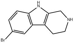 1H-PYRIDO[3,4-B]INDOLE, 6-BROMO-2,3,4,9-TETRAHYDRO-