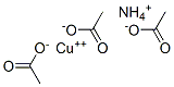 acetic acid, ammonium copper salt