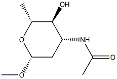 Methyl 3-(acetylamino)-2,3,6-trideoxy-β-D-arabino-hexopyranoside