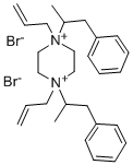 Piperazinium, 1,4-bis(alpha-methylphenethyl)-1,4-diallyl-, dibromide