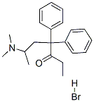 6-(dimethylamino)-4,4-diphenylheptan-3-one hydrobromide