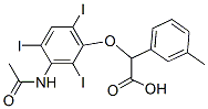 2-[3-(Acetylamino)-2,4,6-triiodophenoxy]-2-(m-tolyl)acetic acid